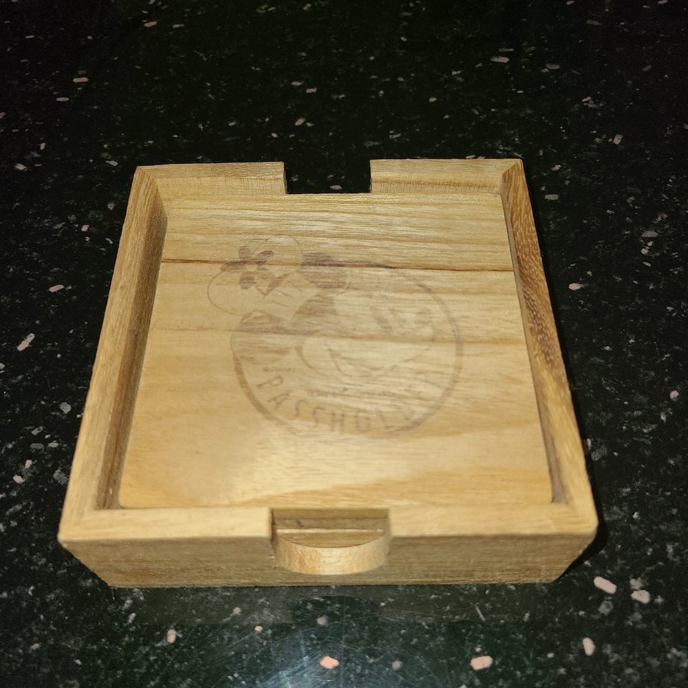 WDW Disney Passholder Wooden Coasters